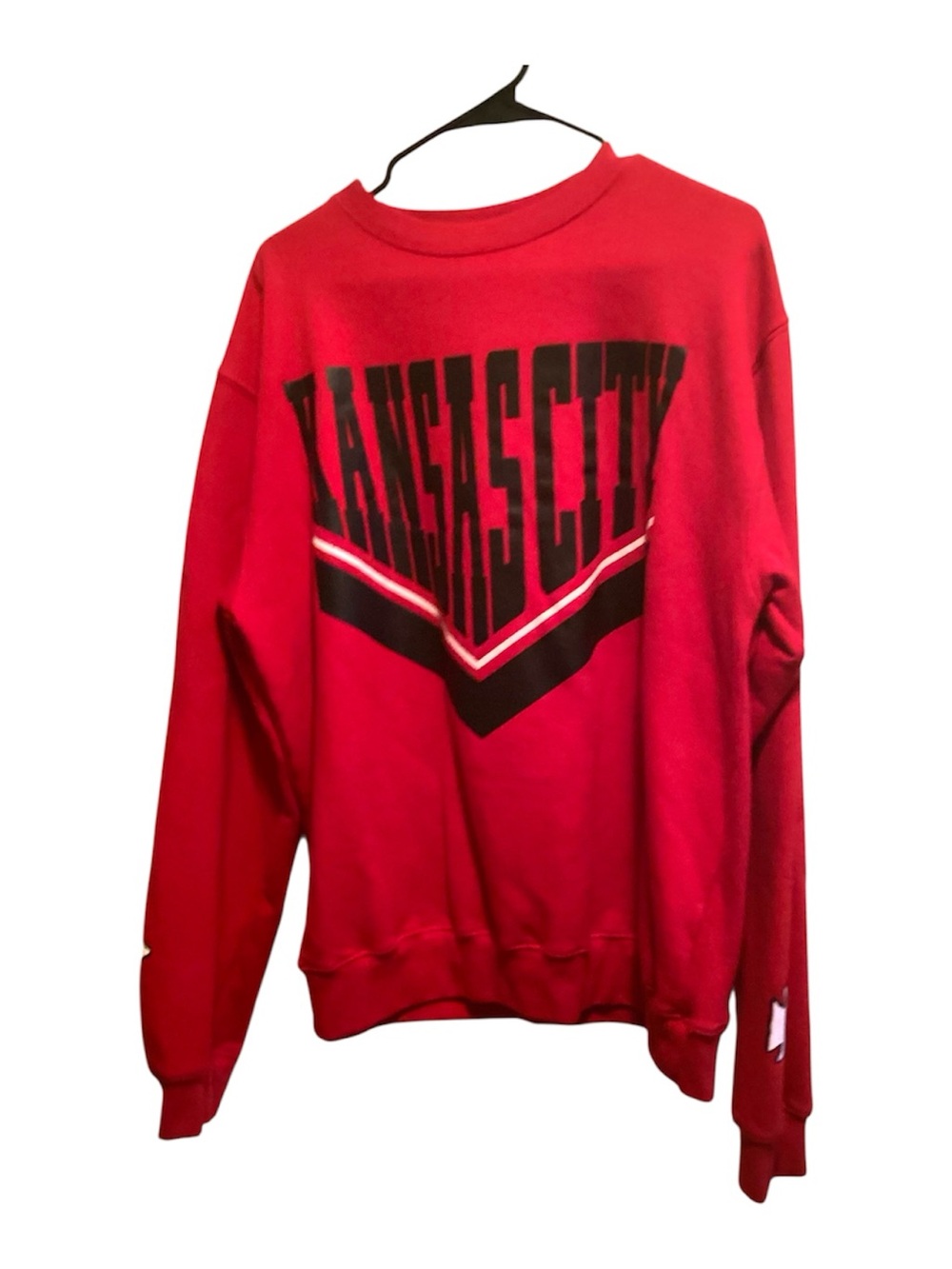 Kansas City Graphic Red Crewneck Sweatshirt
